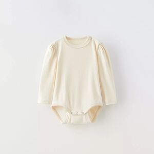 Zara Puff Sleeve One Piece 9-12 Months
